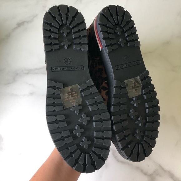 Tommy Hilfiger Icee Leopard Print Faux Fur Bootie 7.5 - Picture 10 of 12